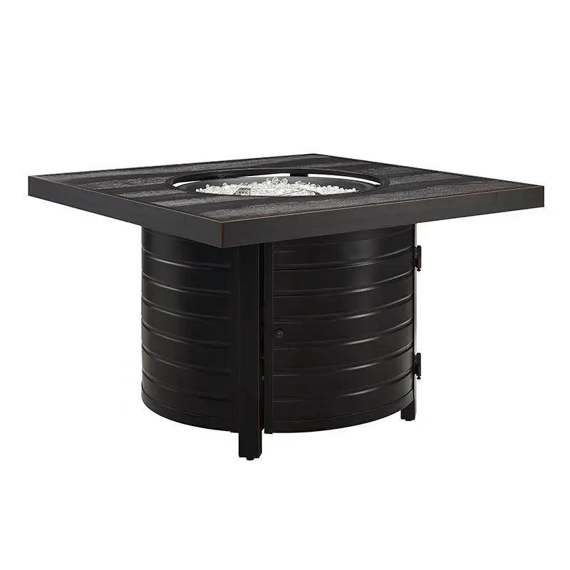 Fire Sense Yorke 40" Square Aluminum Convertible Gas Fire Pit Table