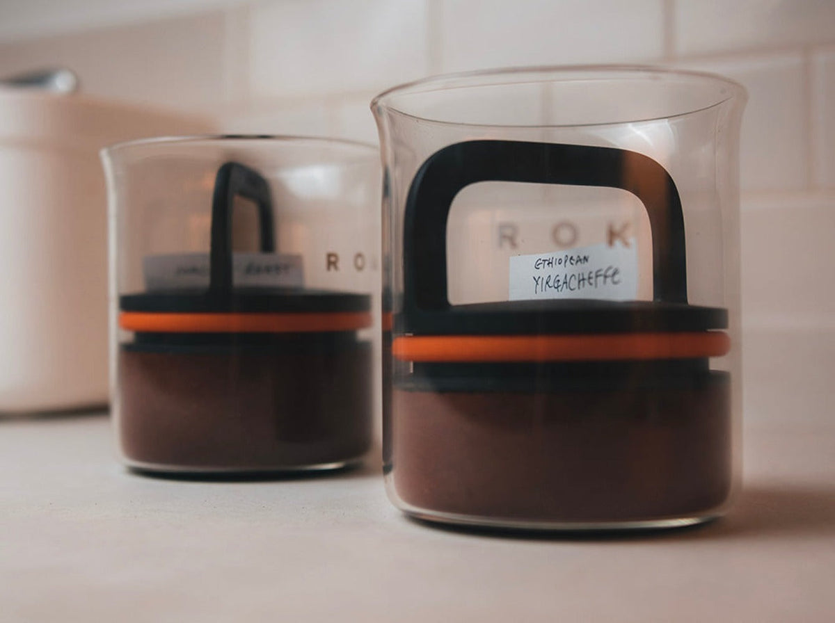 ROK Zero Jar Coffee Storage Jars, Set of 2