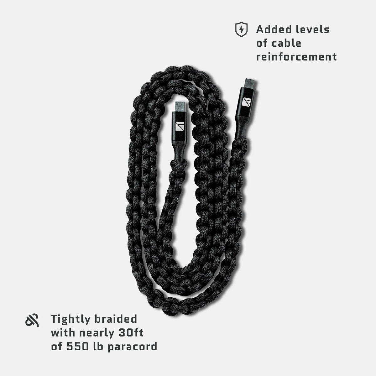 Dark Energy Reinforced USB-C to USB-C Charging Cable