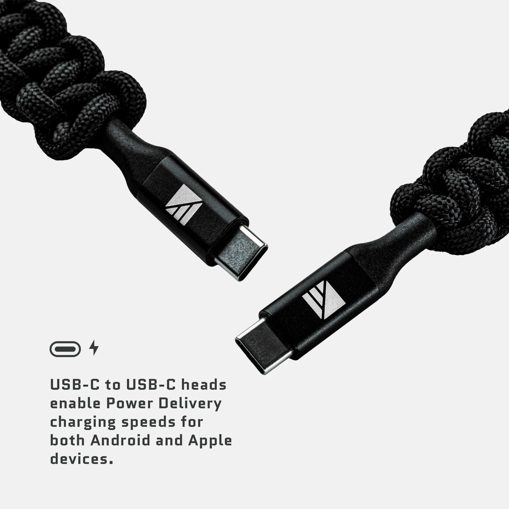 Dark Energy Reinforced USB-C to USB-C Charging Cable
