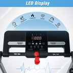 2.5 HP Folding Treadmill with 6% Incline & Bluetooth Audio
