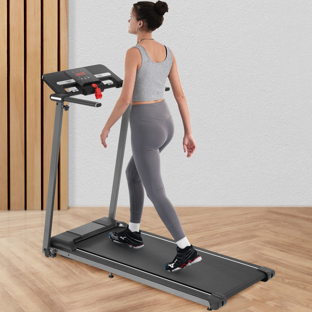 2.5 HP Folding Treadmill with 6% Incline & Bluetooth Audio