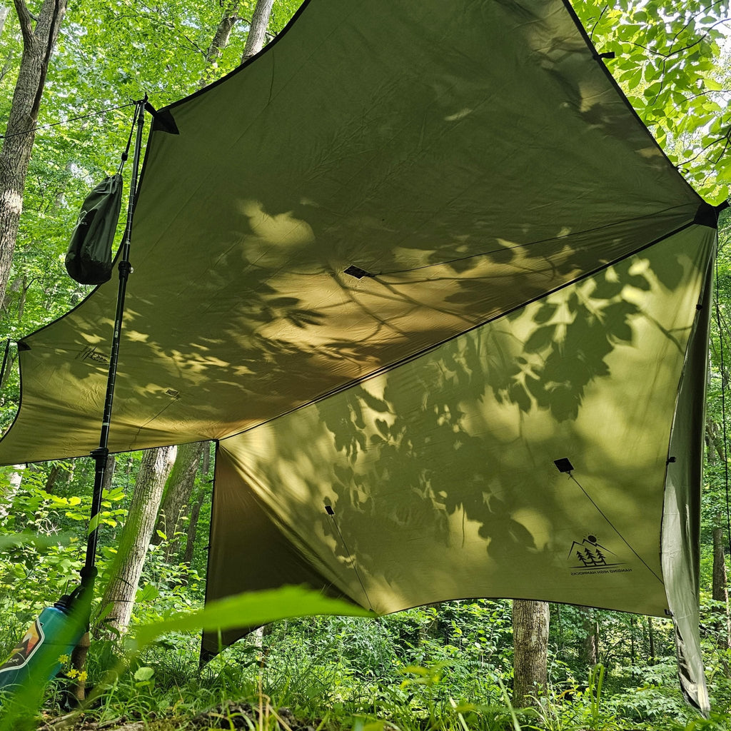 Hideaway 12-Foot Hammock Tarp with Storm Doors