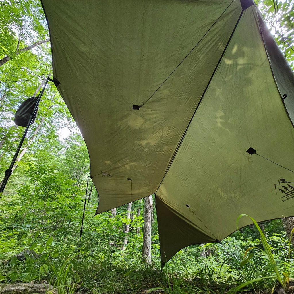 Hideaway 12-Foot Hammock Tarp with Storm Doors
