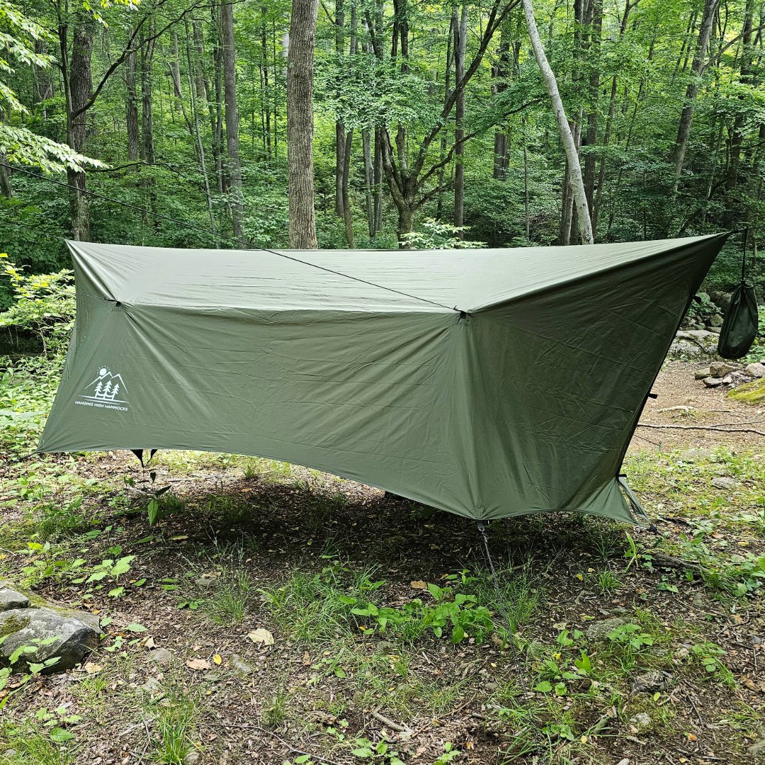 Hideaway 12-Foot Hammock Tarp with Storm Doors