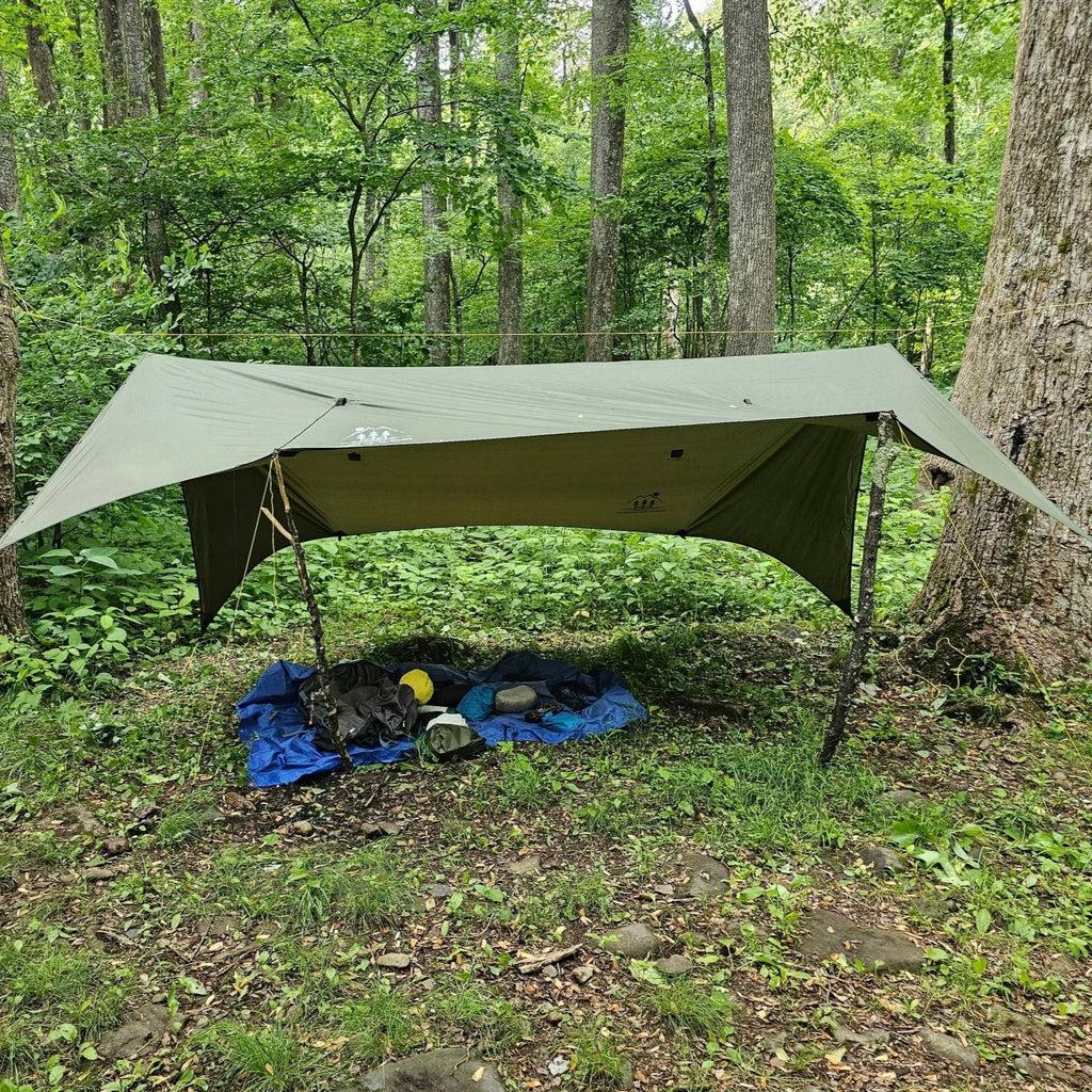 Hideaway 12-Foot Hammock Tarp with Storm Doors