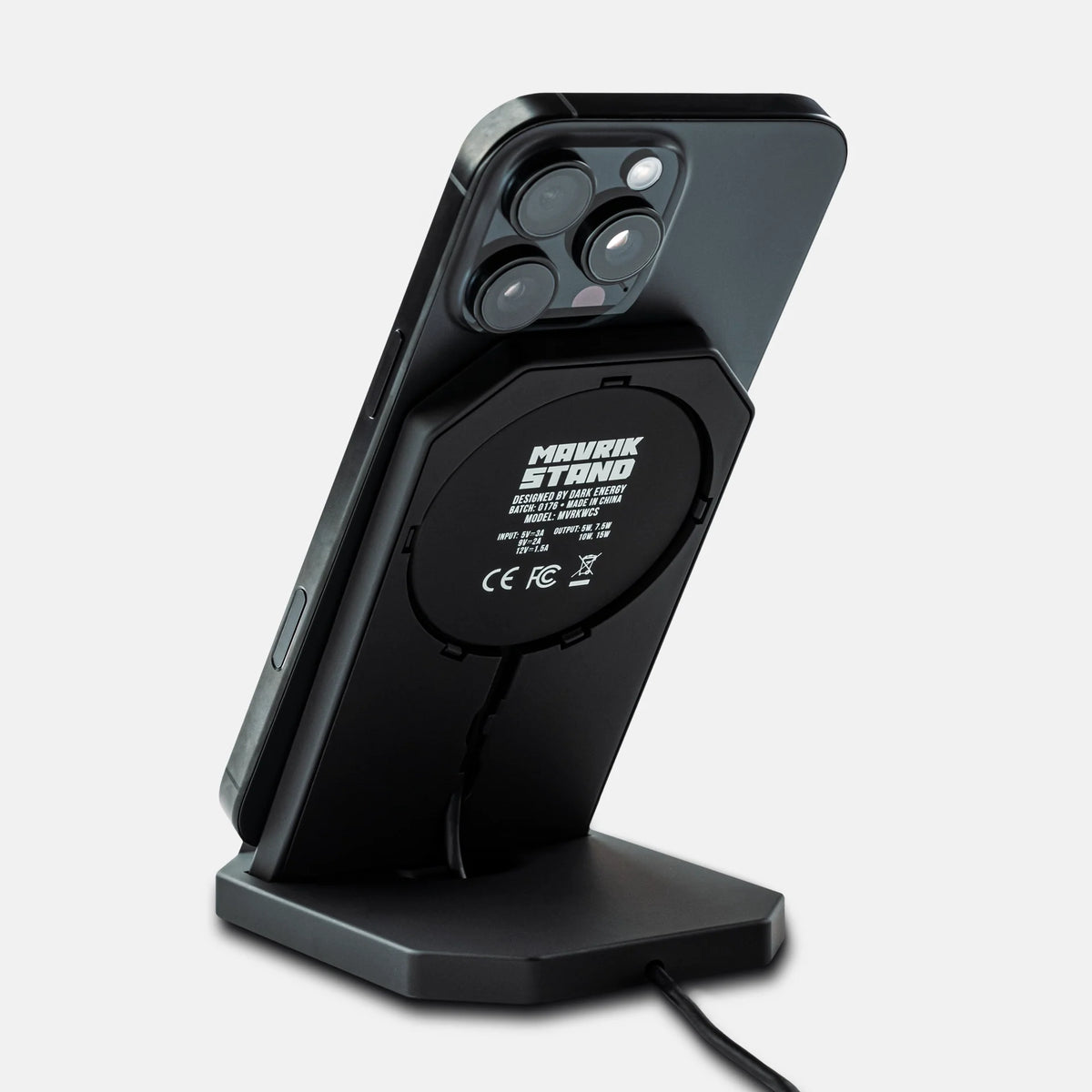 Dark Energy Mavrik 15W Wireless Charging Stand