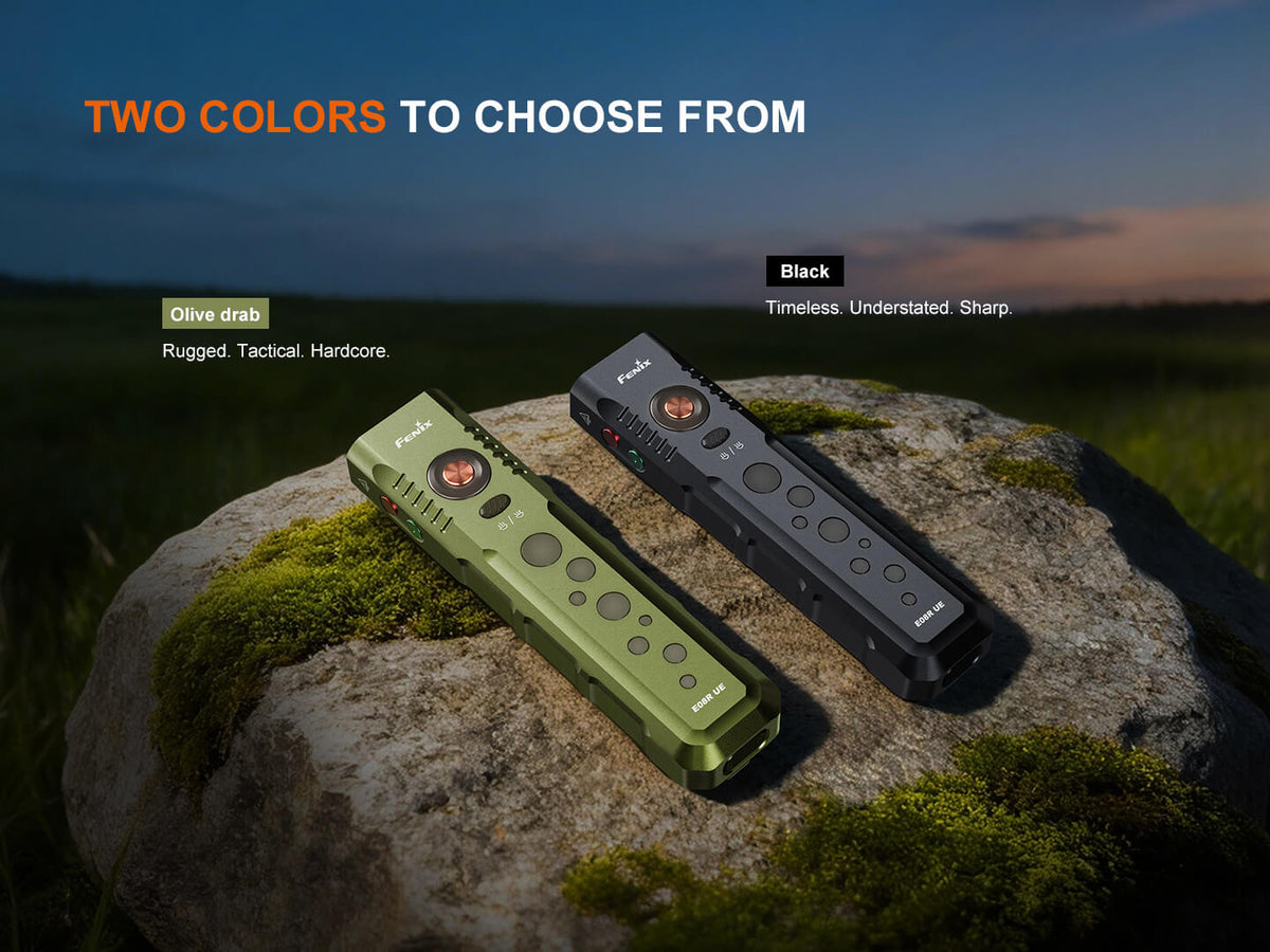 Fenix E08R UE Rechargeable Spotlight & Floodlight with Green Laser