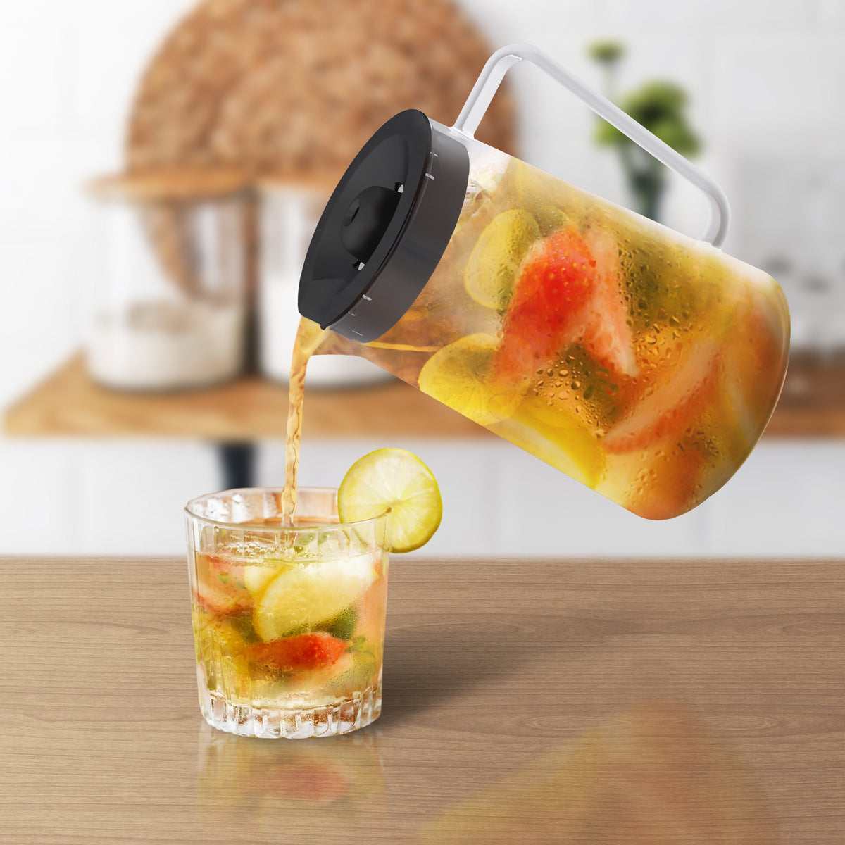 Wirsh Iced Coffee & Tea Maker with Glass Pitcher