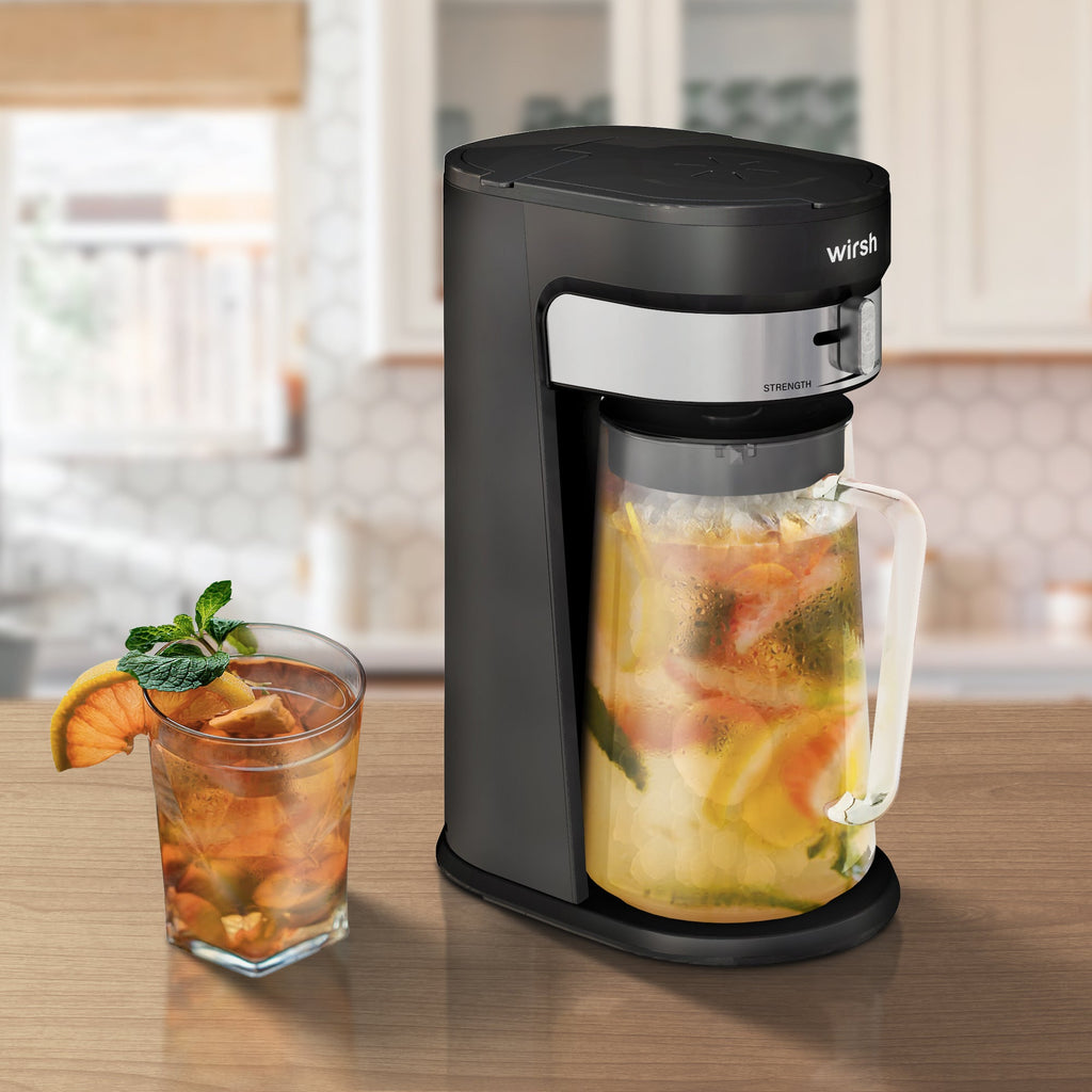 Wirsh Iced Coffee & Tea Maker with Glass Pitcher