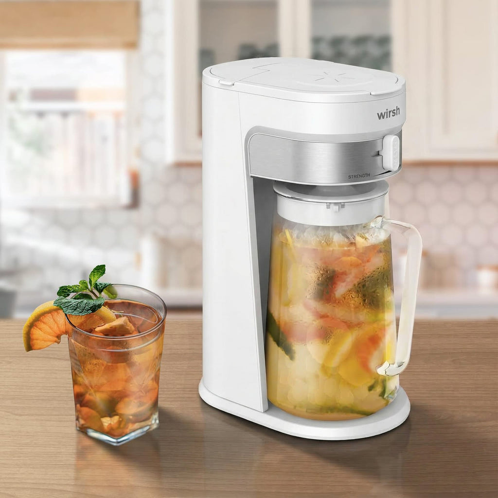 Wirsh Iced Coffee & Tea Maker with Glass Pitcher